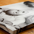 gallery-wrapped canvases